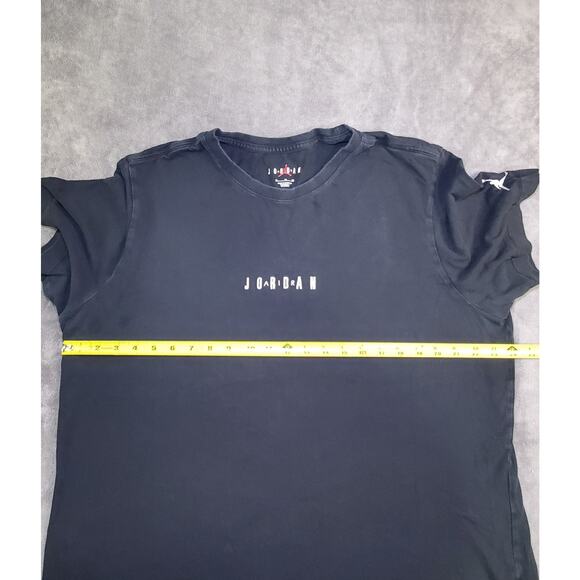Nike Jordan Air Sz XL T-Shirt Tee Black DM3182-010 Men’s Basketball Ca17-4 - Picture 3 of 7
